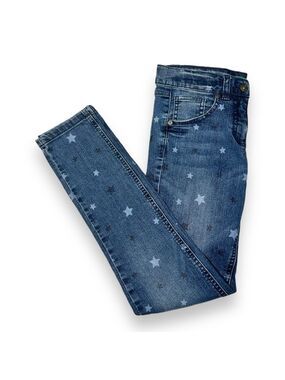 United Colors of Benetton Girl’s Stamped Skinny Jeans Medium Wash Size Large